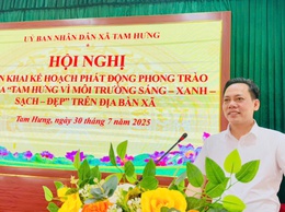 Tam Hưng hưởng ứng triển khai phong trào thi đua  Sáng – Xanh – Sạch – Đẹp