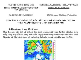 Hà Nội tiếp tục nắng nóng gay gắt, cảnh báo cấp độ rủi ro thiên tai cấp 1
