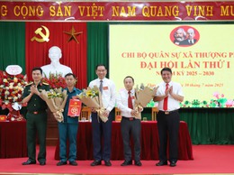 Chi bộ Quân sự xã Thượng Phúc tổ chức thành công Đại hội lần thứ I, nhiệm kỳ 2025 – 2030