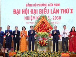 Đại hội đại biểu Đảng bộ phường Cửa Nam lần thứ I, nhiệm kỳ 2025 - 2030 Xây dựng phường Cửa Nam là trung tâm dịch vụ - thương mại - du lịch của Thủ đô