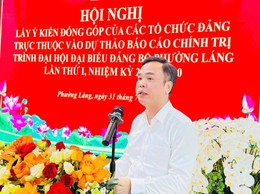 PHÁT HUY TRÍ TUỆ, NGUYỆN VỌNG XÂY DỰNG VĂN KIỆN ĐẠI HỘI ĐẢNG BỘ PHƯỜNG LÁNG LẦN THỨ I