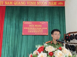 HỘI NGHỊ TRIỂN KHAI THỰC HIỆN NHIỆM VỤ TRỌNG TÂM VỀ CÔNG TÁC PCCC, CNCH SAU KHI THÀNH LẬP CHÍNH QUYỀN ĐỊA PHƯƠNG 2 CẤP VÀ LUẬT PCCC & CNCH CÓ HIỆU LỰC