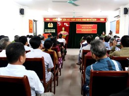 Phường Dương Nội sơ kết 01 năm hoạt động của lực lượng tham gia bảo vệ ANTT ở cơ sở và triển khai nhiệm vụ trọng tâm trong thời gian tới