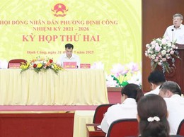 HĐND phường Định Công thông qua nghị quyết đổi tên 30 tổ dân phố