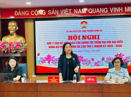 Dự thảo Báo cáo chính trị Đại hội Đảng bộ phường Đống Đa dễ hiểu, chất lượng cao