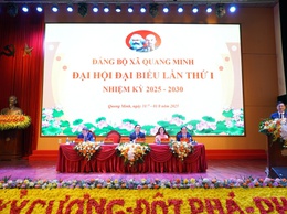Phiên trù bị Đại hội đại biểu Đảng bộ xã Quang Minh lần thứ I, nhiệm kỳ 2025-2030
