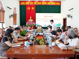 Phiên họp thứ 4 Tiểu ban Văn kiện Đại hội Đảng bộ phường Sơn Tây