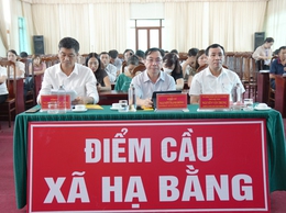 Đoàn đại biểu HĐND thành phố Hà Nội tiếp xúc cử tri  5 xã Thạch Thất, Yên Xuân, Hạ Bằng, Hòa Lạc, Tây Phương