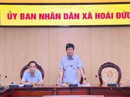 Hội nghị nghe báo cáo tình hình Kinh tê-Xã hội các thôn xã Di Trạch và xã Đức Thượng (cũ)