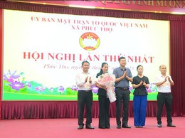 Hội nghị Ủy viên Ủy ban MTTQ Việt Nam xã Phúc Thọ: thảo luận Quy chế hoạt động, phát huy sức mạnh đại đoàn kết toàn dân