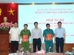 Hội nghị Ban Chấp hành Đảng bộ phường Chương Mỹ lần thứ ba
