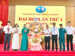 ĐẠI HỘI ĐẢNG BỘ CÁC CƠ QUAN ĐẢNG XÃ NỘI BÀI LẦN THỨ I, NHIỆM KỲ 2025-2030: ĐOÀN KẾT - DÂN CHỦ - KỶ CƯƠNG - ĐỔI MỚI - PHÁT TRIỂN