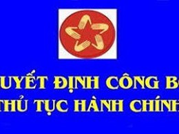 Quyết định về việc Công bố công bố danh mục TTHC mới ban hành, được sửa đổi, bổ sung và bãi bỏ lĩnh vực tư pháp thuộc thẩm quyền giải quyết của các cơ quan, đơn vị thuộc thành phố Hà Nội.
