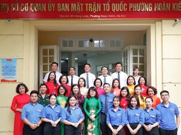 Lễ treo biển Cơ quan Ủy ban MTTQ Việt Nam phường Hoàn Kiếm