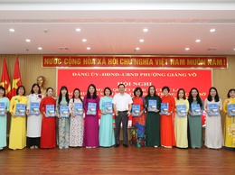 Phường Giảng Võ: Hoàn thành công tác tổ chức bộ máy và nhân sự