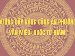 ĐIỆN THOẠI LIÊN HỆ CÔNG AN PHƯỜNG VĂN MIẾU-QUỐC TỬ GIÁM