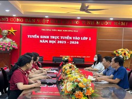 Phường Phương Liệt: Tuyển sinh trực tuyến lớp 1 năm học 2025-2026 trên địa bàn phường, đảm bảo tiến độ.