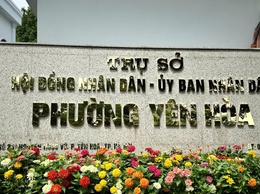Sơ đồ tổ chức bộ máy UBND phường Yên Hòa