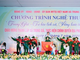 CHƯƠNG TRÌNH NGHỆ THUẬT CHÀO MỪNG THÀNH LẬP XÃ TRUNG GIÃ