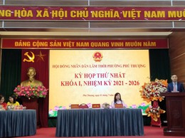 KỲ HỌP THỨ NHẤT HĐND PHƯỜNG PHÚ THƯỢNG, NHIỆM KỲ 2021-2026