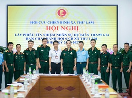 Hội nghị lấy phiếu tín nhiệm nhân sự dự kiến tham gia Ban Chấp hành Hội Cựu chiến binh xã Thư Lâm nhiệm kỳ 2022-2027