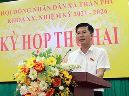 HĐND xã Trần Phú khoá XX, nhiệm kỳ 2021-2026: tổ chức thành công kỳ họp thứ hai