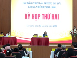 
Kỳ họp thứ II, HĐND phường Tây Tựu khóa I, nhiệm kỳ 2021 - 2026