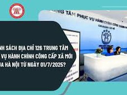 Danh sách số điện thoại, địa chỉ các Điểm phục vụ hành chính công tại 126 phường, xã ở Hà Nội