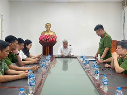 Thường trực Đảng ủy phường Đại Mỗ làm việc với Công an phường: Đảm bảo an ninh, trật tự vì mục tiêu 