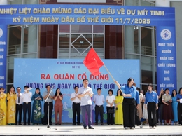 Hà Nội mít tinh hưởng ứng ngày Dân số thế giới 11/7