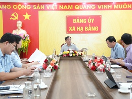 Thường trực HĐND xã Hạ Bằng họp thống nhất chương trình Kỳ họp thứ 2 