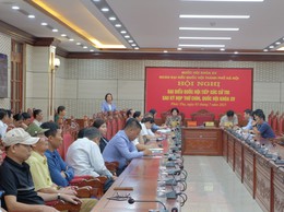 Đoàn đại biểu Quốc hội thành phố Hà Nội tiếp xúc cử tri sau kỳ họp thứ chín Quốc hội khóa XV.