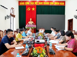 Họp Tiểu ban Tuyên truyền, trang trí khánh tiết Đại hội Đảng bộ phường Sơn Tây lần thứ I, nhiệm kỳ 2025 - 2030
