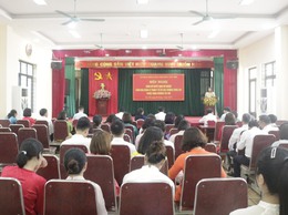 UBND phường Tây Mỗ công bố các Quyết định bổ nhiệm viên chức lãnh đạo quản lý Trạm Y tế và các trường Mầm non, Tiểu học, THCS thuộc UBND phường Tây Mỗ