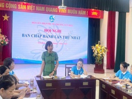 Hội LHPN phường Yên Hòa đã tổ chức thành công Hội nghị Ban chấp hành lần thứ Nhất