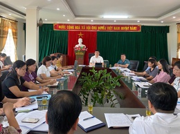 Phòng Văn hóa – xã hội tổ chức Hội chỉ đạo về công tác giáo dục chuẩn bị cho năm học 2025 – 2026 và công tác rà soát trường chuẩn Quốc gia