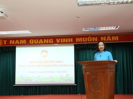 Ủy ban MTTQ Việt Nam phường Dương Nội tổ chức thành công Hội nghị lần thứ Nhất