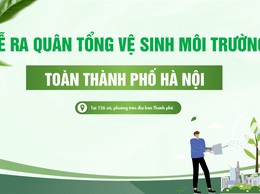 Lễ ra quân tổng vệ sinh môi trường tại 126 xã, phường trên địa bàn Thành phố