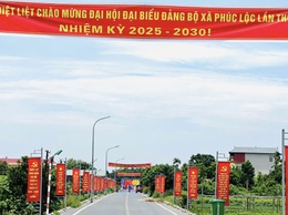 Phúc Lộc sẵn sàng cho Đại hội đại biểu Đảng bộ xã lần thứ I, nhiệm kỳ 2025-2030