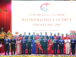 Đại hội đại biểu Đảng bộ xã Quang Minh lần thứ I, nhiệm kỳ 2025-2030 thành công tốt đẹp 
