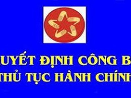 QĐ v.v công bố Danh mục TTHC được sửa đổi, bổ sung trong lĩnh vực QL công sản, TC đất đai; lĩnh vực TL và HĐ của HKD; lĩnh vực TL và HĐ, hỗ trợ của THT, HTX, LH HTX thuộc phạm vi chức năng QL của UBND TP. HN
