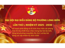 Kế hoạch phát động và tổ chức thực hiện các phong trào thi đua thiết thực chào mừng Đại hội đại biểu Đảng bộ phường Long Biên lần thứ I và Đại hội Đảng các cấp nhiệm kỳ 2025-2030