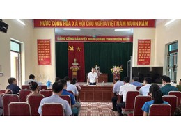 THƯỜNG TRỰC ĐẢNG ỦY XÃ SÓC SƠN LÀM VIỆC VỚI CÁC THÔN