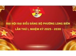 Quyết định phân bổ đại biểu chính thức dự Đại hội đại biểu Đảng bộ phường Long Biên lần thứ I, nhiệm kỳ 2025-2030