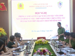 Tăng cường phối hợp thực hiện công tác PCCC&CNCH tại xã Vân Đình