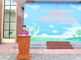 Xã Hồng Vân phát động phong trào “Sáng - Xanh - Sạch - Đẹp”, ra quân tổng vệ sinh môi trường