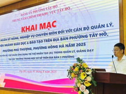 Tây Hồ: Tập huấn ứng dụng công nghệ trí tuệ nhân tạo (AI) trong công tác quản lý và giảng dạy