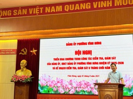 Đảng ủy phường Vĩnh Hưng: Chú trọng hiệu lực, hiệu quả trong lãnh đạo, chỉ đạo và tổ chức thực hiện công tác kiểm tra, giám sát của Đảng
