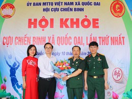 Sôi nổi Hội khoẻ Cựu chiến binh xã Quốc Oai năm 2025
