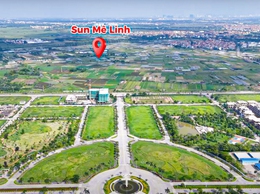 Toàn cảnh khu đất rộng hơn 200 ha sẽ được Sun Group đầu tư gần 15.000 tỷ làm khu đô thị cao cấp ở Hà Nội